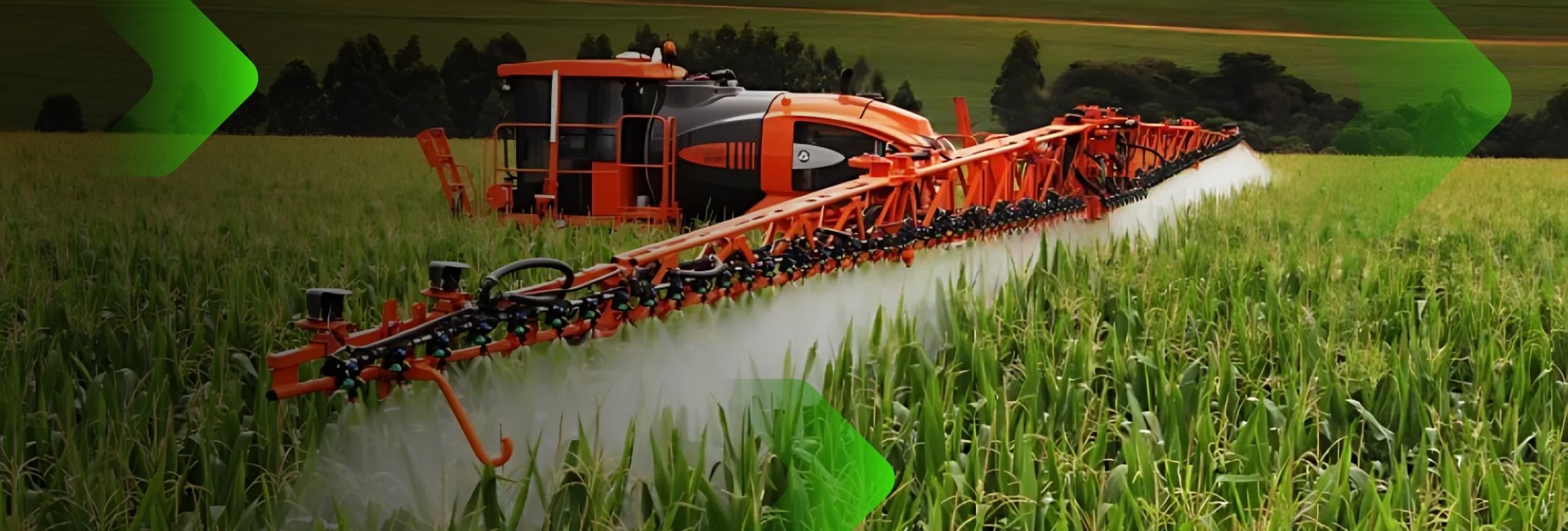 Excelência em pulverização terrestre para grandes produtores